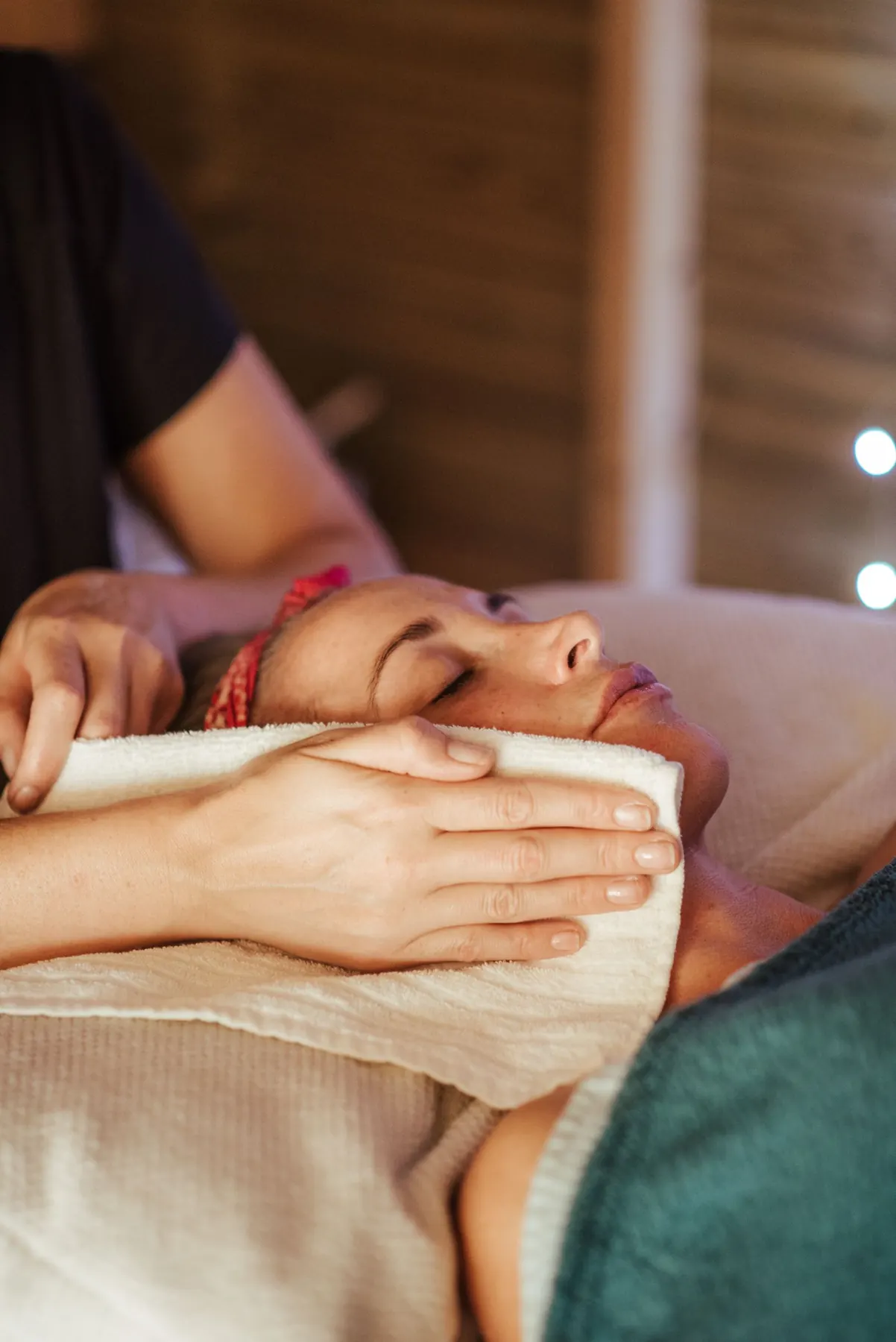 Un soin du visage relaxant